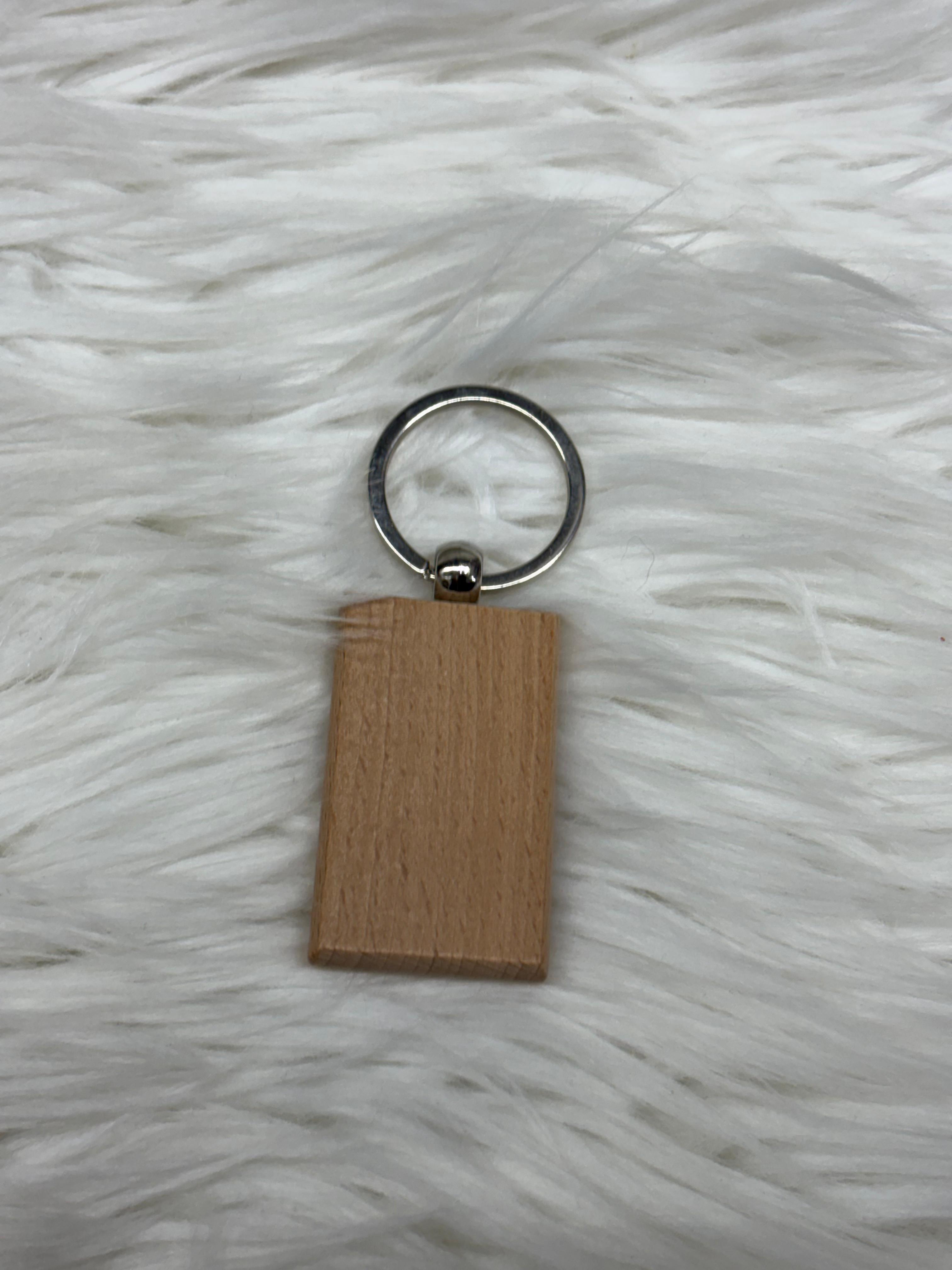 Portachiavi in legno personalizzabile