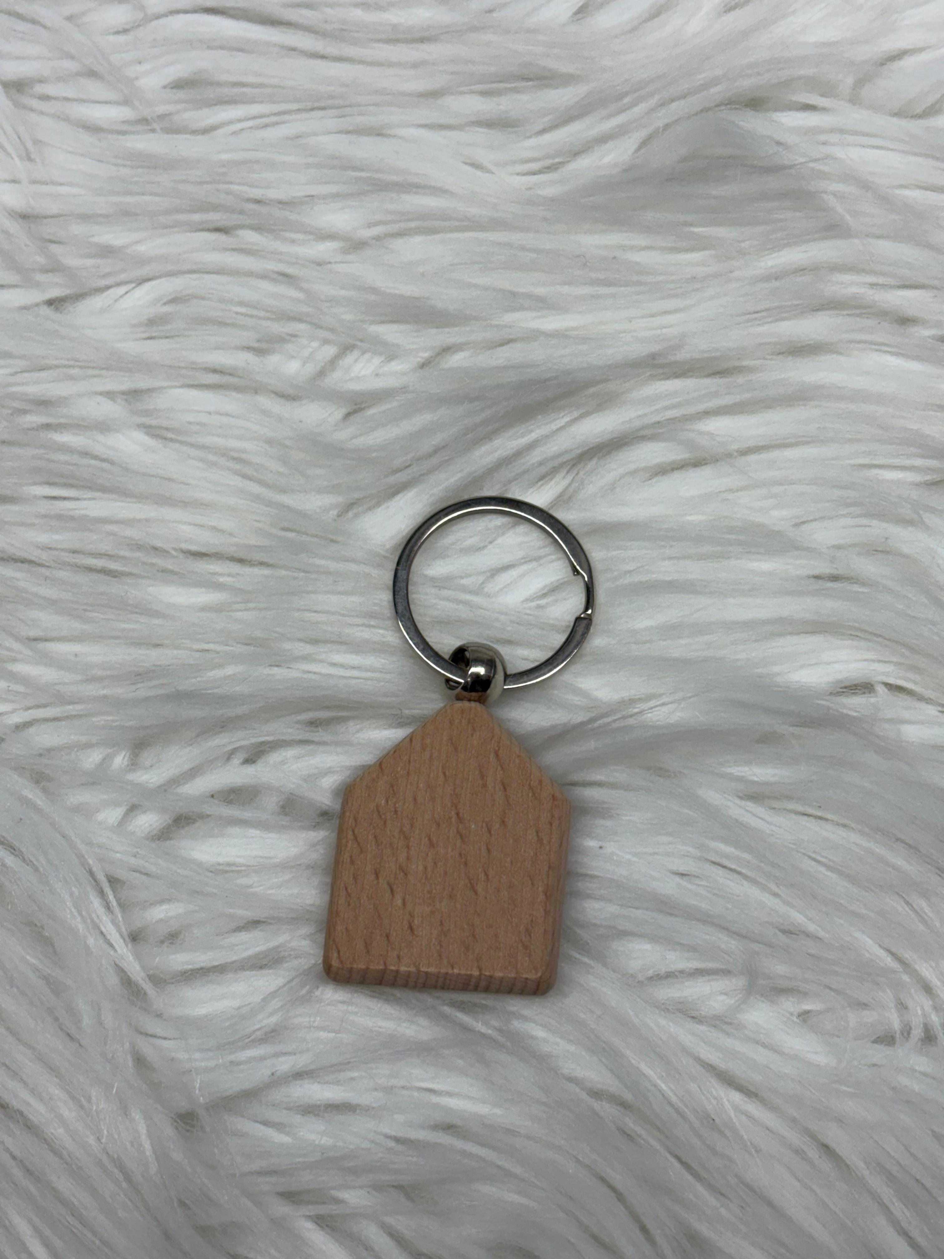 Portachiavi in legno personalizzabile