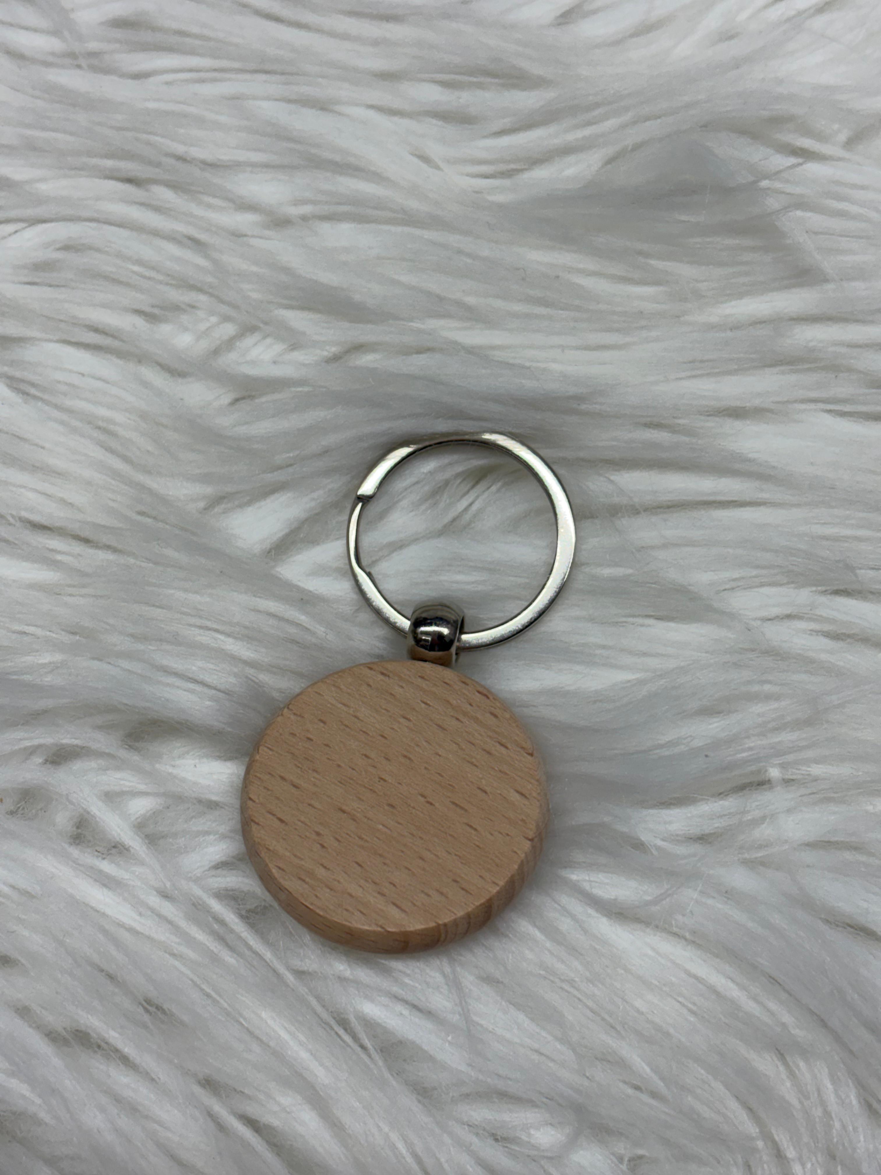 Portachiavi in legno personalizzabile