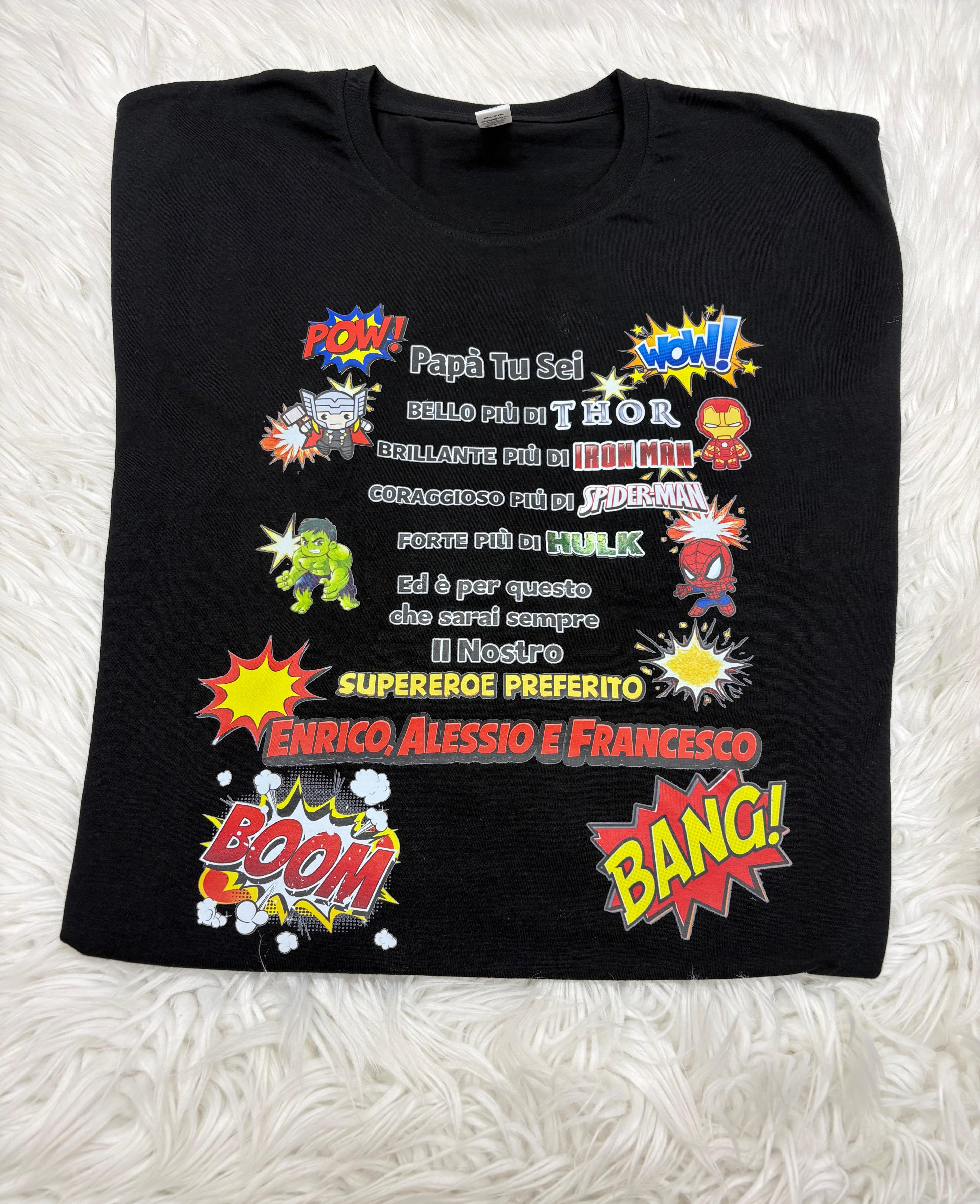 T-Shirt con dedica per papà