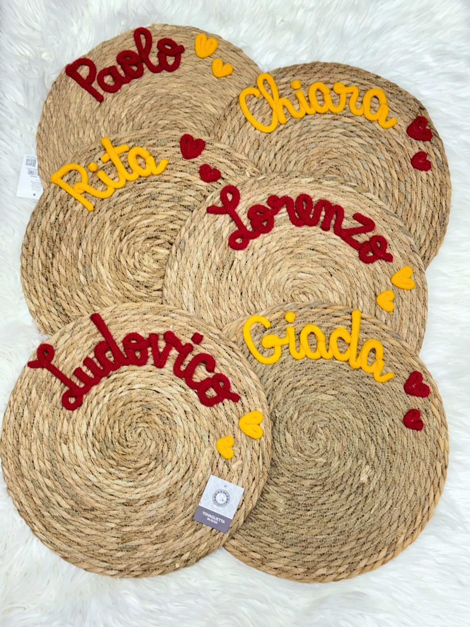 Tovagliette personalizzabili