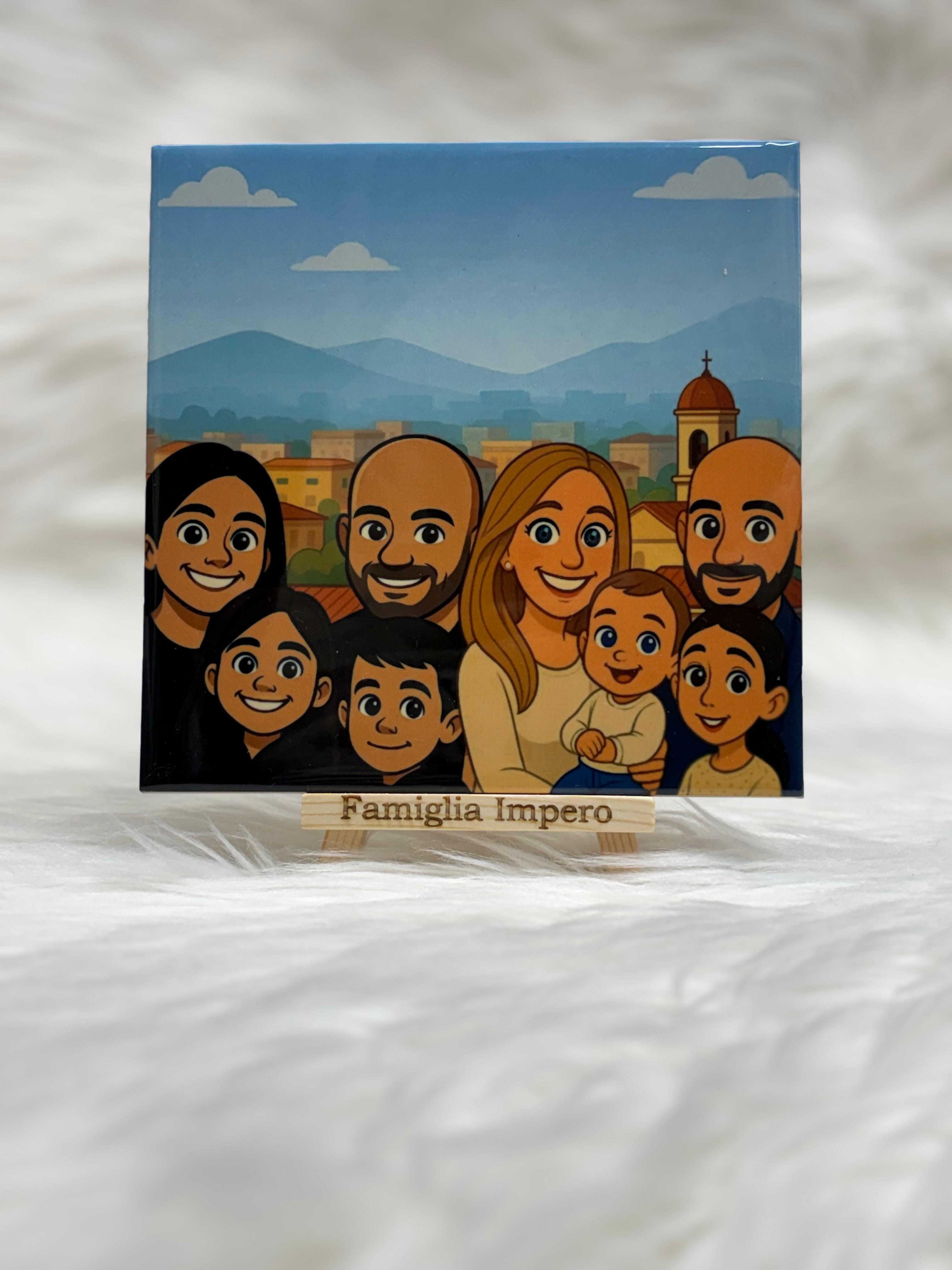 Mattonella personalizzata 15x15